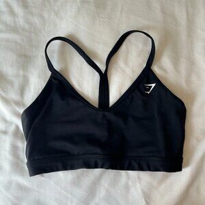 Gymshark V-neck sports bra black